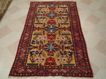 Tapis orient bordeaux laine iran  fait main
