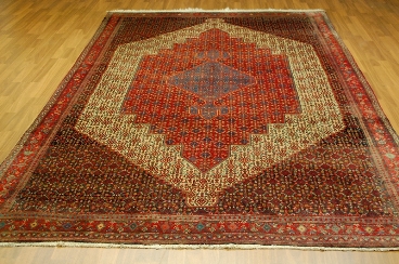 Tapis orient bordeaux laine iran  fait main