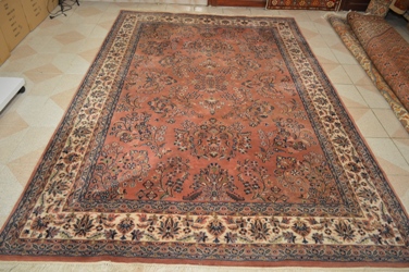 Tapis orient bordeaux laine iran  fait main