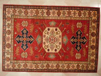 Tapis orient bordeaux laine iran  fait main