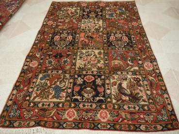 Tapis orient bordeaux laine iran  fait main