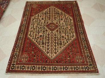 Tapis orient bordeaux laine iran  fait main