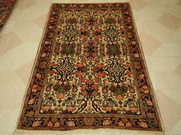 Tapis orient bordeaux laine iran  fait main