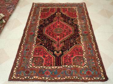 Tapis orient bordeaux laine iran  fait main