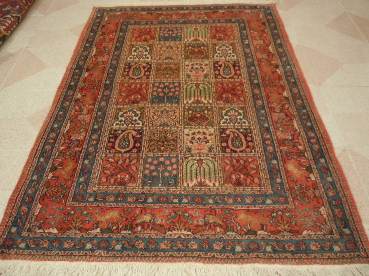 Tapis orient bordeaux laine iran  fait main