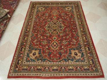 Tapis orient bordeaux laine iran  fait main