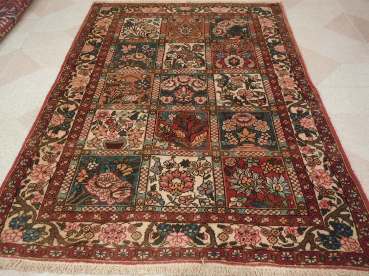 Tapis orient bordeaux laine iran  fait main