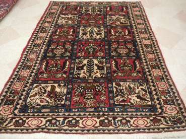 Tapis orient bordeaux laine iran  fait main