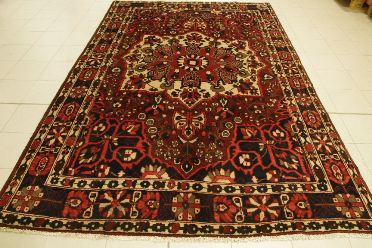 Tapis orient bordeaux laine iran  fait main