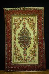 Tapis orient bordeaux laine iran  fait main