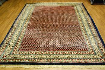 Tapis orient bordeaux laine iran  fait main