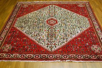 Tapis orient bordeaux laine iran  fait main