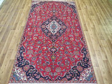 Tapis orient bordeaux laine iran  fait main