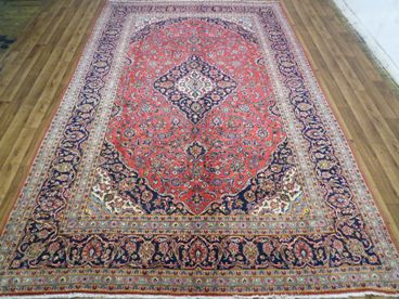 Tapis orient bordeaux laine iran  fait main