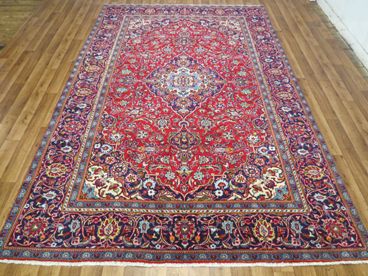 Tapis orient bordeaux laine iran  fait main