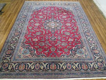 Tapis orient bordeaux laine iran fait main Tapis orient bordeaux laine iran fait main