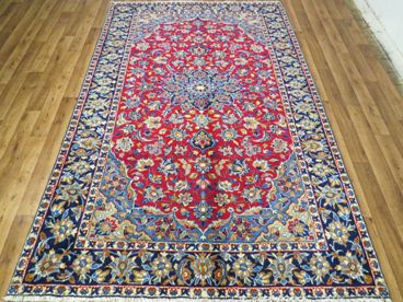 Tapis orient bordeaux laine iran  fait main