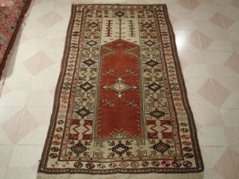 Tapis orient bordeaux laine iran  fait main