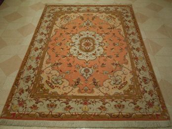 Tapis orient bordeaux laine iran  fait main
