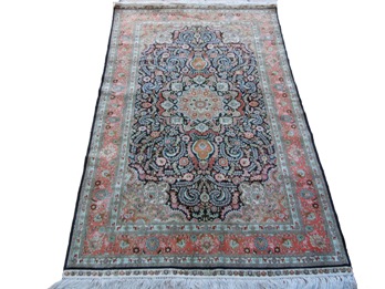 Tapis orient bordeaux laine iran  fait main