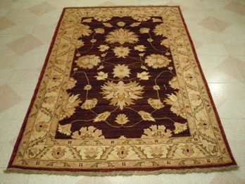 Tapis orient bordeaux laine iran  fait main