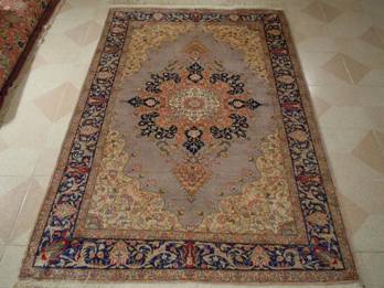 Tapis orient bordeaux laine iran  fait main