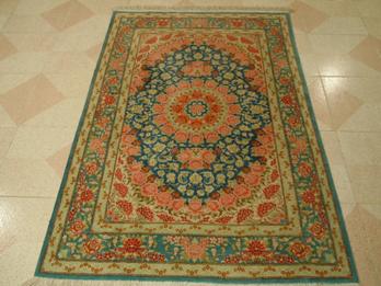 Tapis orient bordeaux laine iran  fait main