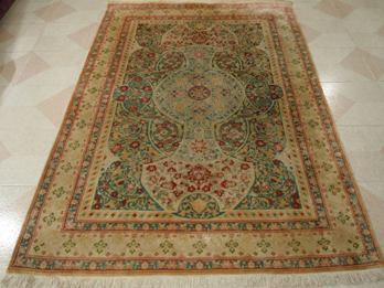 Tapis orient bordeaux laine iran  fait main