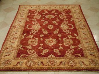 Tapis orient bordeaux laine iran  fait main