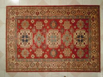 Tapis orient bordeaux laine iran  fait main