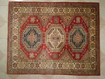 Tapis orient bordeaux laine iran  fait main