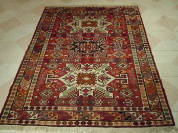 Tapis orient bordeaux laine iran  fait main