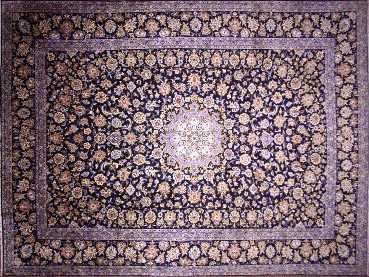 Tapis orient bordeaux laine iran  fait main